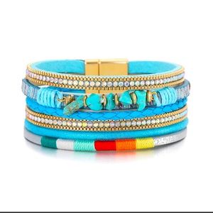 Turquoise Magnetic Bangle Bracelet